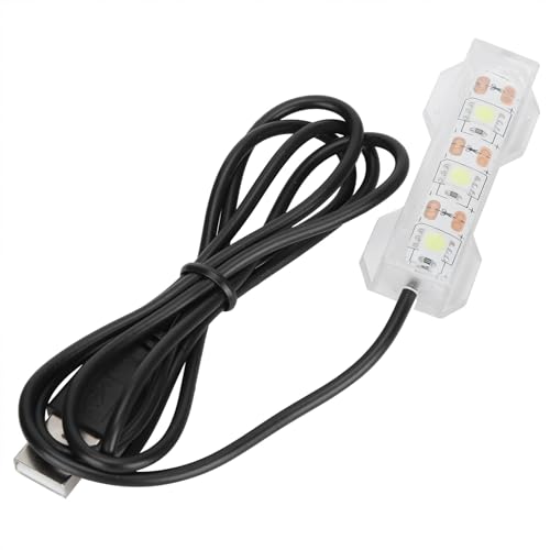 OKJHFD Kleines Aquarium-LED-Aquarium, kleines Aquarium-Wasserpflanzenlicht, Desktop-Aquarium, Mini-Dekoration, weiche LED-Lampe für Aquarium, Süßwasseraquarium, Büroschreibtisch von OKJHFD