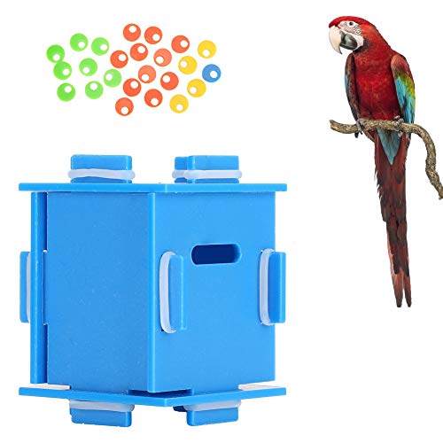 OKJHFD Papagei Coin Box, Bird Training Intelligence Toys Parrot Interactive Toys für Vögel Haustiervorräte, die Scheibenfarbe ist gemischt (Small) von OKJHFD