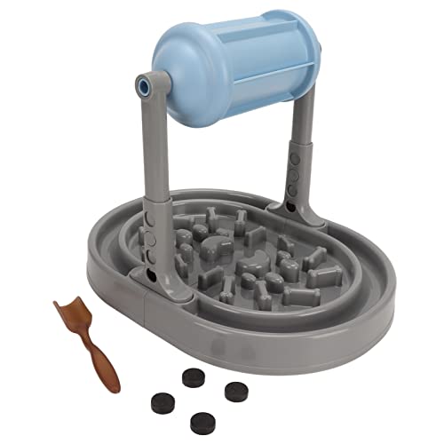 OKJHFD Pet Roller Leaky Slow Feeder, Slow Food verhindert Ersticken. Höhenverstellbarer Puzzle-Futterspender für Katzen und Hunde zur Verhinderung von Ersticken und Anti-Schlucken von OKJHFD