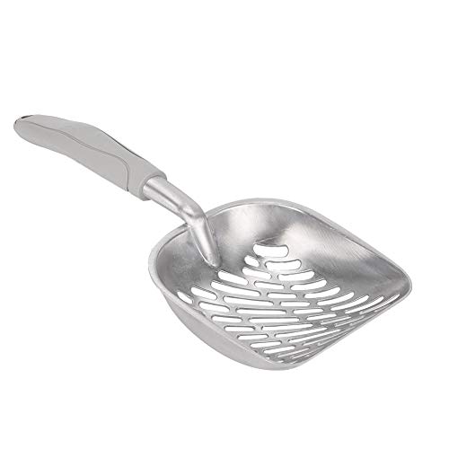 OKJHFD Pet Spatula Cat Litter Scoop Sifter Deep Shovel Ergonomic Handle Stainless Steel WePet Cat Litter Scoop, Aluminum Alloy Sifter, Kitty Metal Scooper, Deep Shovel with Diagona OKJHFD Pet Spatula Cat Litter Scoop Sifter Deep Shovel Ergonomic Handle Stainless Steel WePet Cat Litter Scoop, Aluminum Alloy Sifter, Kitty Metal Scooper, Deep Shovel with Diagona von OKJHFD