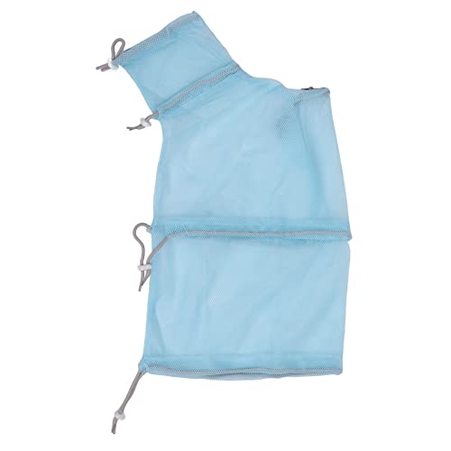 OKOVO Katzenpflegetasche, atmungsaktive, multifunktionale Katzenpflegetasche, verhindert Kratzer, verstellbare Katzen-Duschnetztasche zum Baden, Krallenschneiden, Füttern, (Third Generation Blue) von OKOVO