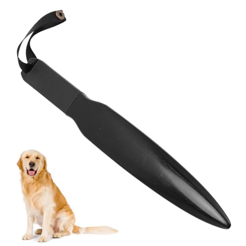 OKOVO Professionelle Hunde-No-Biss-Sticks, Nylon-Gummi, vielseitiges Spielzeug zum Stressabbau, einfach zu verwendendes Hundebiss-Trainingsstab-Kauspielzeug mit schwarzem Schlüsselband (Black Handle) von OKOVO