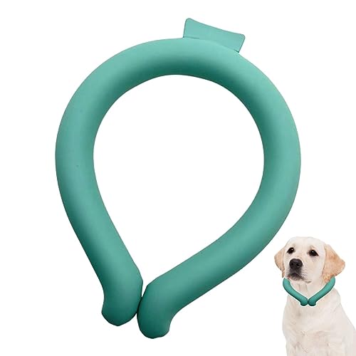OLCANA Kühlender Halsring für Hunde - Tragbares, tragbares, kühlendes Hundehalsband, wiederverwendbar - Kühlendes Halsband für Hunde, Eishalsband für den Hals, kühlendes Halsband für kleine von OLCANA