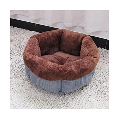 OLOTU Hundebett Dickes arktisches Fleece Haustier Katzenbett Weich Warm Indoor Haus Warm Katzen Zwinger Dicker Plüsch Katzen Warmes Loch mit Anti-Rutsch-Unterseite Indoor von OLOTU