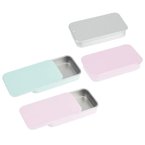 OLYCRAFT 4 Stück Futterglas Für Das Vogeltraining 3 Farben Handfutterbox Für Vögel Grün Silber Rosa Vogelfutterbehälter Futterbox Für Maiskörner Karottenkerne Fütterung 6x3.4x1.1 cm von OLYCRAFT