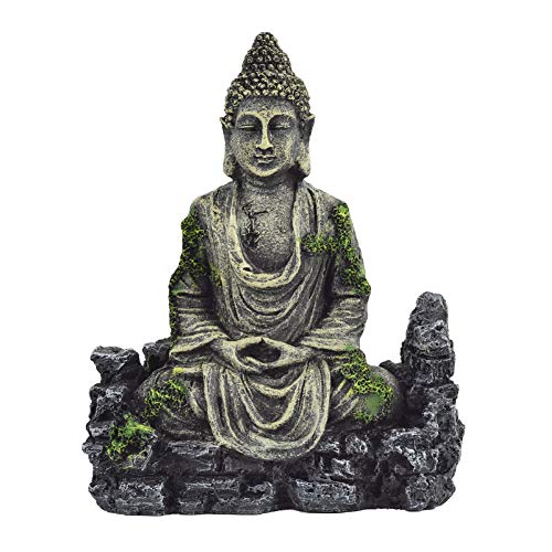 OMEM Aquarium-Dekoration, Buddha-Statue, Aquarium-Ornamente von OMEM