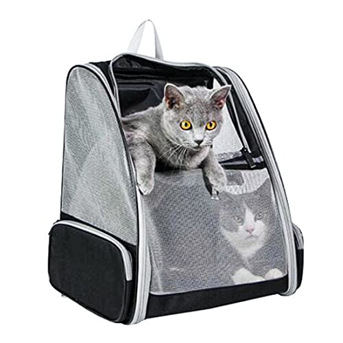 OMEM Cat-Rucksack, Faltbarer Katzenhundrucksack, Geeignet Für Kleine Und Mittlere Hundekatzen Innerhalb Von 14 Pfund, Geeignet Zum Wandern, Reisen, Outdoor von OMEM