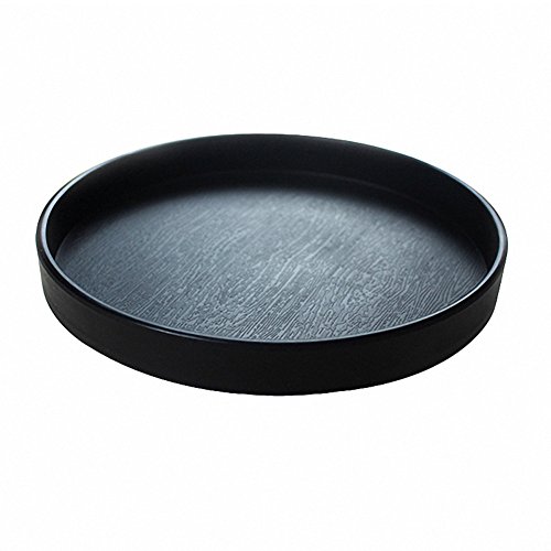 OMEM Reptile Fressnapf, Wasser Dish Futternapf, Vögel Schüssel, M, schwarz von OMEM