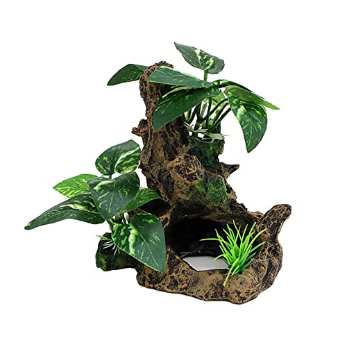 OMEM Reptilien-Dekoration für Terrarium, Landschaftsbau, Aquarium, Aquarium, versunkenes Holz von OMEM