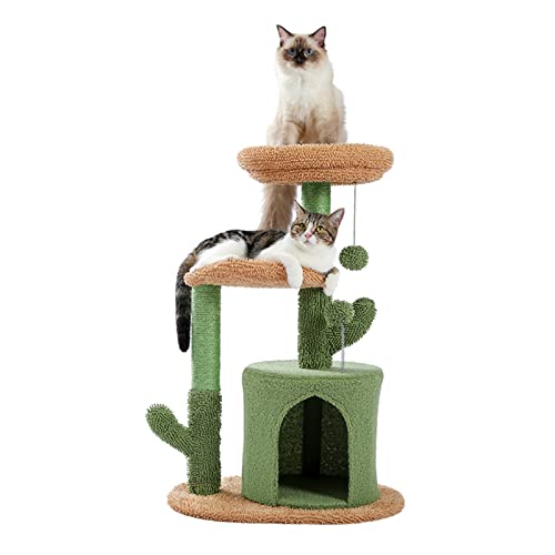 Kratzbaum Katzenbaum Kaktus -Katzen -Turm mit Sisal Country -Kratzerpfosten von ONDIAN