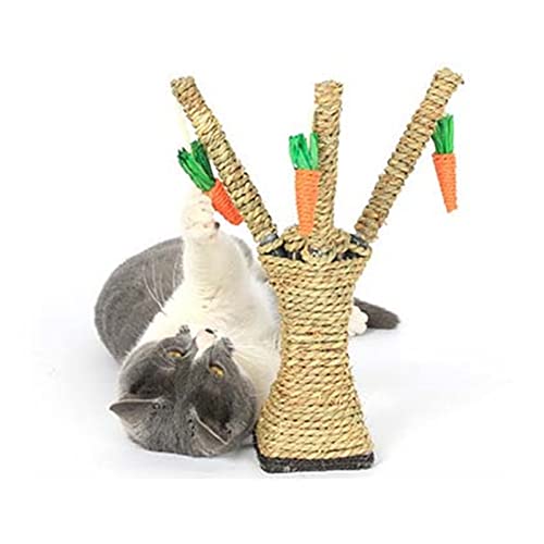 Kratzbaum für Katzen Kratzbaum for Katzen, Sisal-Kratzbaum mit hängendem interaktivem Katzenspielzeug für Katzenspiel von ONDIAN