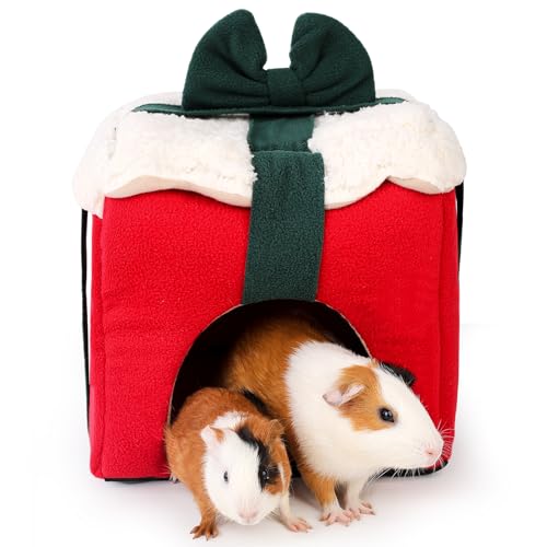 ONEJU Meerschweinchen Bett, Meerschweinchen Versteck, Kaninchen Bett, Bunny Versteck, Stil Meerschweinchen Bett für Meerschweinchen, Hase, Chinchilla und Frettchen von Geschenk Form von ONEJU