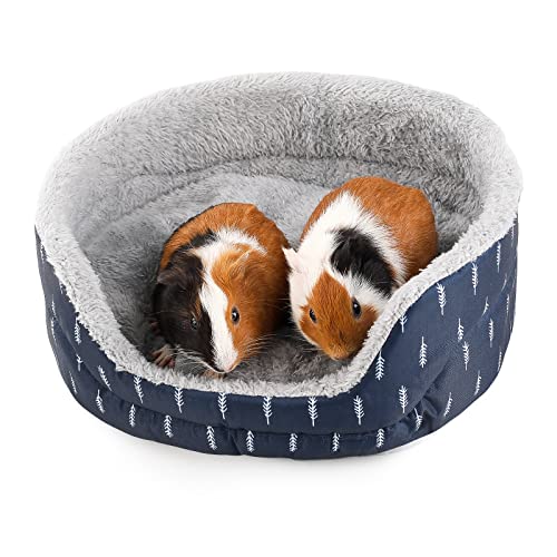 ONEJU Meerschweinchenbett, Meerschweinchen Oval Cuddler, Kaninchenbett, Bunny Bed, Meerschweinchenkäfig Zubehör für Meerschweinchen, Bunny, Chinchilla, Frettchen, Kaninchen - Oval Form von ONEJU