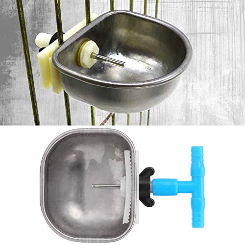 5 Stück Wasserspender für Kaninchen Geflügel-Trinknapf, Automatische Kaninchen-Tränke, Tränkebecher, Automatische Kaninchen-Tränke, Nippel, Edelstahl, Tiere, Tränke, Nippel, von OPPWONG