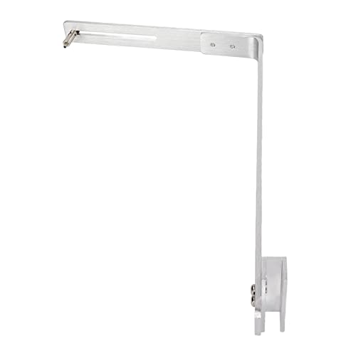 OPPWONG Aquarium-Licht-Riser, Vollspektrum-Tropfenlicht-Halterung, Fisch-Extender-Aufhänger, Aquarium-Ständer, Zylinder, COB-Aluminiumlegierung, Lichthalter für Aquarium-Aquarien (Silver) von OPPWONG