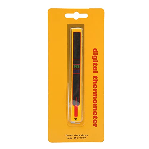 OPPWONG Aquarium-Thermometer, Digitaler Aquarium-Temperaturaufkleber, Aquarium-Thermometer, Temperaturstreifen, Brauthermometer-Streifen, Selbstklebender Thermometer-Aufkleber für von OPPWONG