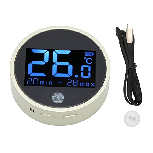 OPPWONG Aquarium-Thermometer, Hochpräzises LED-Display-Thermometer, Aquarium-Thermometer, Aquarium-Temperaturmesser, Temperaturmessung mit Langem Sondenkabel für Fische, Betta von OPPWONG