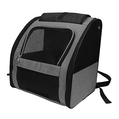 OPPWONG Katzenrucksack, Katzenrucksack mit Atmungsaktivem Netz für Katzen, Kleine Hunde, Welpen, Katzentrage, Katzentasche, Hundetrage, Rucksäcke, Haustierrucksack, (L (innerhalb von 10 von OPPWONG