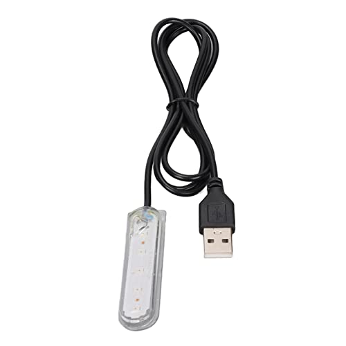OPPWONG Kleines Aquariumlicht, Aquarium-Mini-Mini-Dekoration, LED-Lampe, Aquarium-Licht, Fischlampe, LED-Aquarium-Licht mit USB-Stecker für Aquarium-Landschaftsbau, LED-Leuchten, 2,5 X OPPWONG Kleines Aquariumlicht, Aquarium-Mini-Mini-Dekoration, LED-Lampe, Aquarium-Licht, Fischlampe, LED-Aquarium-Licht mit USB-Stecker für Aquarium-Landschaftsbau, LED-Leuchten, 2,5 X von OPPWONG