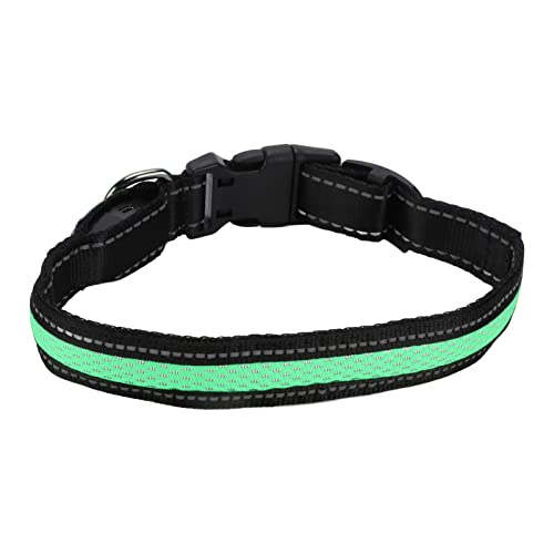 OPPWONG Leuchtendes Katzenhalsband, LED-Hundehalsband, Leuchtende Hundehalsbänder, Wiederaufladbar, Leuchtet Im Dunkeln, Hundehalsband, Leuchtendes Hundehalsband mit Reflektierenden von OPPWONG