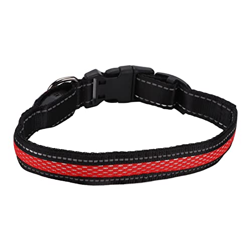 OPPWONG Leuchtendes Katzenhalsband, LED-Hundehalsband, Leuchtende Hundehalsbänder, Wiederaufladbar, Leuchtet Im Dunkeln, Hundehalsband, Leuchtendes Hundehalsband mit Reflektierenden von OPPWONG