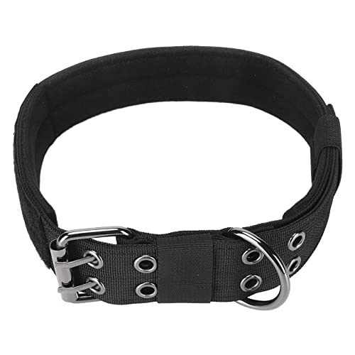 OPPWONG Strapazierfähiges Hundehalsband, Nylonhalsbänder, Deutsches Schäferhundhalsband, Hundehalsband für Große Hunde mit Klettverschluss für Mittelgroße und Große Hunde, Kleine (XL) von OPPWONG