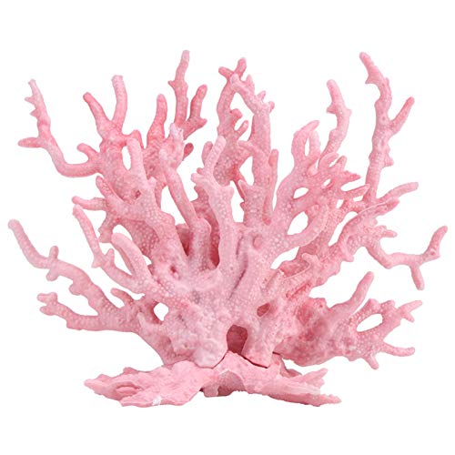 OPPWONG Zerkleinerte Koralle für Aquarien, Kunststoff, Künstliche Aquarium-Korallen-Ornament, Aquarium-Pflanzen, Aquarium-Dekoration, Meerespflanzen-Ornamente für Aquarien, (L 47,24 Zoll von OPPWONG