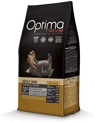 Optima Nova - Hundefutter für ausgewachsene Hunde Mini Grain Free Huhn von OPTIMANOVA