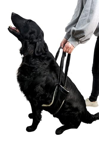 Ergonomisches, verstellbares Hundegeschirr mit Griffen, langlebig, weich gepolstert, reflektierend und maschinenwaschbar, perfekt für ältere Haustiere mit Mobilitätsproblemen, Größe L von OPTIMUM