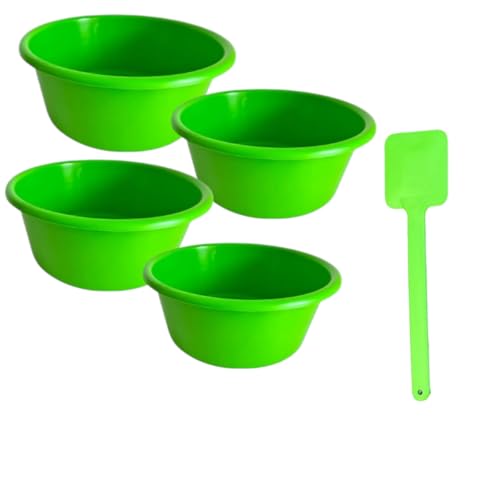 OR S-LINE Futterschalen Set 2L & 5L, Set Müslischale für Pferd, Set Futterschüssel + Mashlöffel dazu. Schüssel optional mit Deckel (2X (5Kg. + 2.Liter) Futterschale ohne Deckel + Mashlöffel) von OR S-LINE