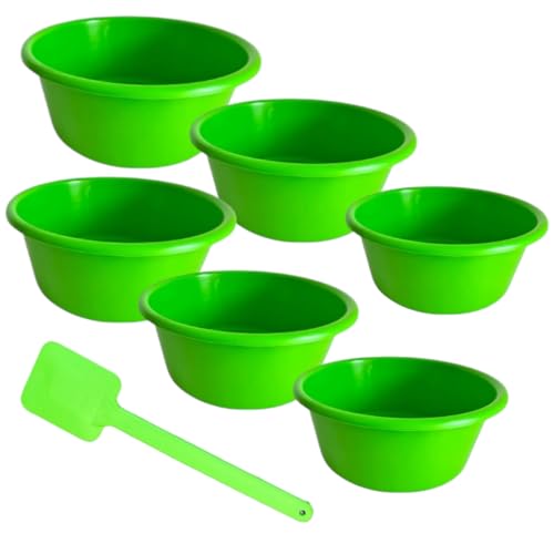 OR S-LINE Futterschalen Set 2L & 5L, Set Müslischale für Pferd, Set Futterschüssel + Mashlöffel dazu. Schüssel optional mit Deckel (3X (5Kg. + 2.Liter) Futterschale ohne Deckel + Mashlöffel) von OR S-LINE