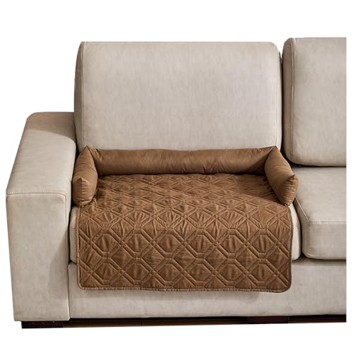 OREZAUQS Sofa wasserdicht antirutsch Hundekissen für große Hunde Hundedecke Sofa Hundekissen Sofaschutz Hund Hundedecke (75 * 120 cm,Khaki) von OREZAUQS