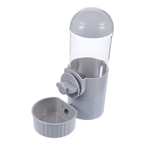 Katze Hund Futterautomat Katzentränke Katzenfütterung Hundefutter pet Feeder pet Water Bowl wasserflasche Welpenfutterautomat für den Haushalt Wasserspender für Welpen pp Dark Grey ORFOFE von ORFOFE