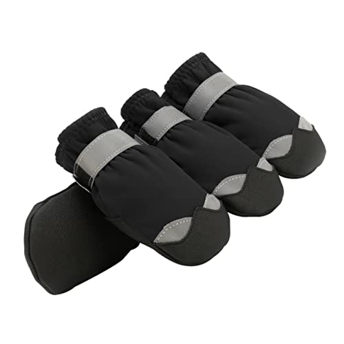 ORFOFE 1 Satz Haustier wasserdichte Schuhe Schneehundestiefel Hundepfotenschutz Haustierstiefel Anti-rutsch-socken Für Welpen Nicht-Haustier-Booties Laufschuhe Für Hunde Welpenmais von ORFOFE