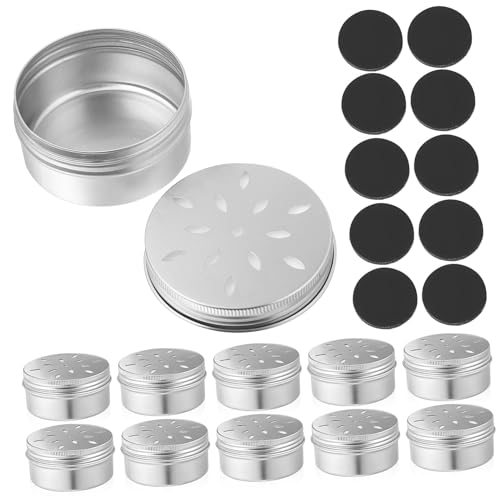 ORFOFE Tragbare Geruchstrainingsbehälter Für Hunde 10 Einheiten Mit 10 Magnetischen Punkten 25x2mm Geruchstrainingskoffer-Set von ORFOFE