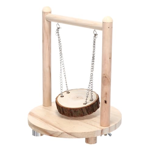 ORFOFE 1 Stück Hamster Spielzeug Bequeme Holzschaukel Für Haustier Hamsterkäfig Spielzeug Kleines Haustier Übungsspielzeug Kleintier Spielzeug Desktop Papageien Spielzeug Käfig von ORFOFE