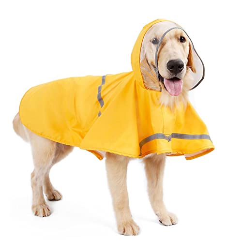 ORFOFE 1 Stück Hunde Regen Hoodie Haustier Regenjacke Haustier Regenmantel Hunde Regenmantel Hunde Regen Slicker Haustier Regentuch von ORFOFE