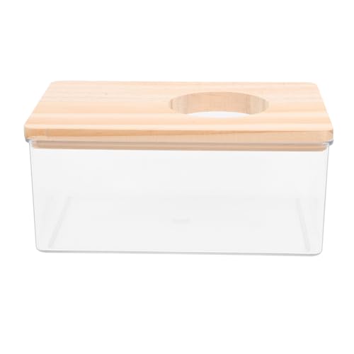 ORFOFE Hamster Sand Bad Meerschweinchen Toilette Mini Haustier Dusche Acryl Katzentoilette Einfaches Design von ORFOFE