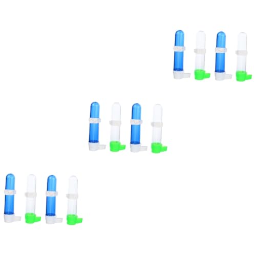 ORFOFE 12 STK Vogeltrinker Wellensittich Wasserspender Vogel Wasserbrunnen Vogel Fütterer vogelfutterspender vogelfutterhäuschen Haustier-Trinkwerkzeug Automatischer Vogelbrunnen Plastik von ORFOFE