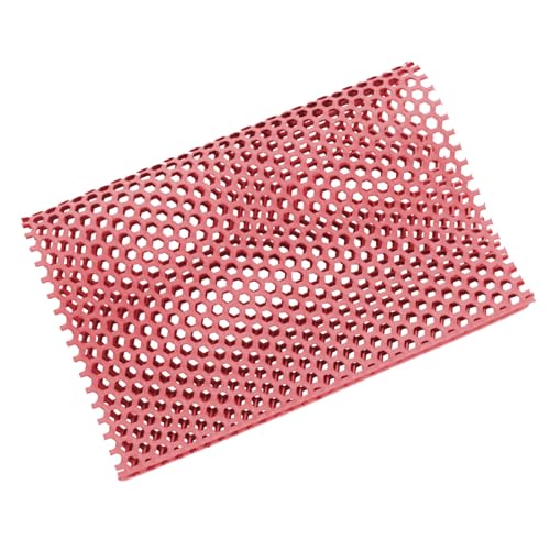 ORFOFE 1Stk hundebox pad Hamsterkäfige Kaninchenkäfigmatte Unterlage für Haustierkäfige Hundekäfigmatte Haustiermatte Fußmatte für Haustiere Haustierkäfigunterlage PVC-Material rot von ORFOFE