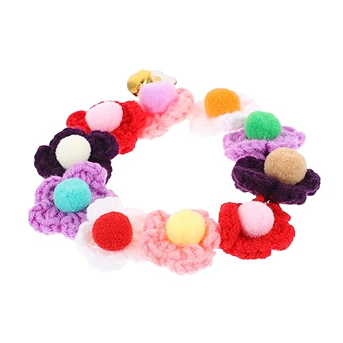 ORFOFE 1stk Gestricktes Katzenhalsband Hund Fliege Halsband Modekleidung Kleines Hundezubehör Clown-zubehör Kleine Hundehalsbänder Lätzchen-Halskette Haustier Hund Garn Haustierzubehör von ORFOFE