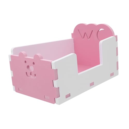 ORFOFE 1stk Hamster Toilette Hamster-PIPI-Training Meerschweinchen-Badezimmer-Training Abnehmbare Hamstertoilette Toilettenbehälter Für Kleine Haustiere Kleintier Sauna Toilette Rosa PVC von ORFOFE