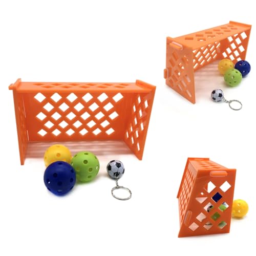 ORFOFE 2 Sätze Fußball für Vögel kalanchoe Bird Toys Vogelabenteuer Mini-Spielzeug Papageien-Intelligenzspielzeug Spielzeuge Vogelspielzeug Haustier-Fußballplatz Papagei Fußballspielzeug von ORFOFE