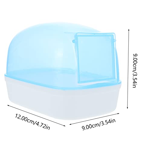 ORFOFE 2 Stück Transparente Hamster Badewanne aus Kunststoff Staubdichtes Abnehmbares Haustier Badehaus Vielseitig als Sandbad Futter und Toilettenbehälter für Hamster Chinchillas und ORFOFE 2 Stück Transparente Hamster Badewanne aus Kunststoff Staubdichtes Abnehmbares Haustier Badehaus Vielseitig als Sandbad Futter und Toilettenbehälter für Hamster Chinchillas und von ORFOFE