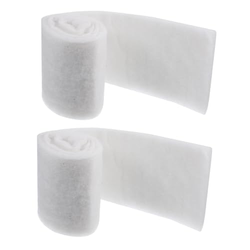 ORFOFE 2St Filter catton Filter medium filtermatten Aquarienfilter Aquarium Zahnseide Schwämme Sieb Filter für Aquarien Filterschwamm für Aquarium kleines Fischbecken die Seide Weiß von ORFOFE