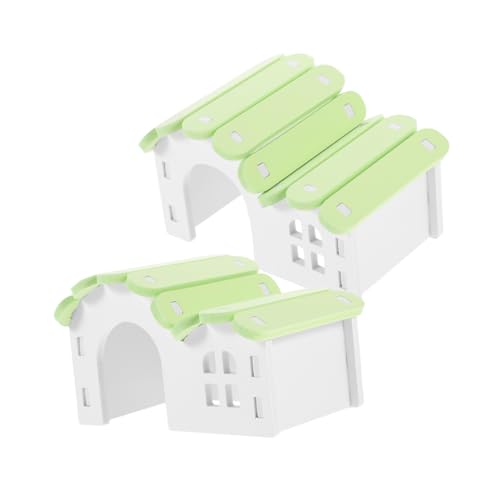 ORFOFE Kleintierversteck Versteck Hamsterhaus Buntes Nest 2-teiliges Set von ORFOFE