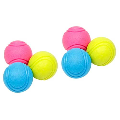 ORFOFE 2St Haustier-Tennisball zum Kauen mittelgroßes Hundespielzeug jugueten Kauspielzeug interaktives Spielzeug knete Spielzeug Dog Toys kaubälle für Hunde Klangknoten Haustierspielzeug von ORFOFE