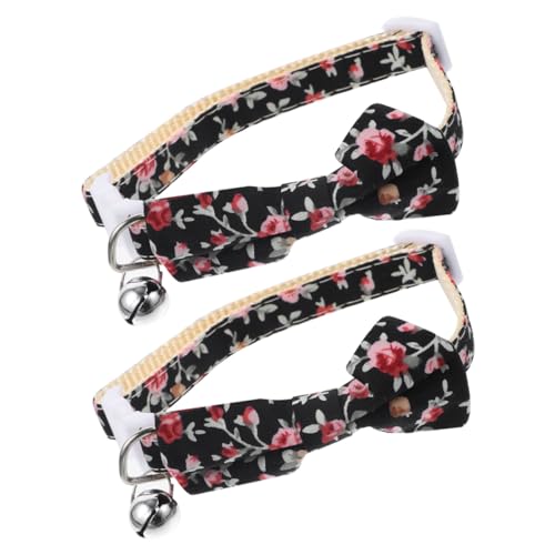 ORFOFE 2St Katzenhalsband Kitten Halsband Kitten klein Halsband für Kätzchen Welpenhalsband Haustier-Kätzchen-Halsband dekoratives Kätzchenhalsband Polyester-Nylon von ORFOFE