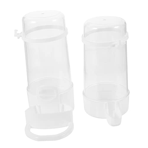 ORFOFE 2pcs Vogelfutter Und Wasserspender Automatischer Vogelhilfe Für Haustier -papageienkäfig von ORFOFE