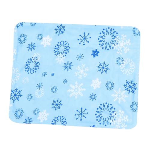 ORFOFE 2st Eismatte Für Haustiere Hunde Katzen Zwinger Pad Käfig Kühlkissen Sommerbett Für Welpen Kühlmatte Für Haustiere Isomatten Für Den Boden Auto Schlafmatte PVC- Blue von ORFOFE